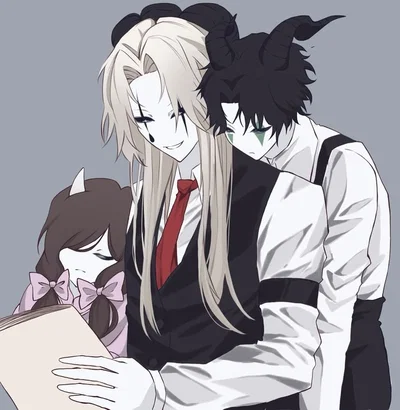 ♡ ̆̈Pierrot, Harlequin, and Columbina♡ ̆̈