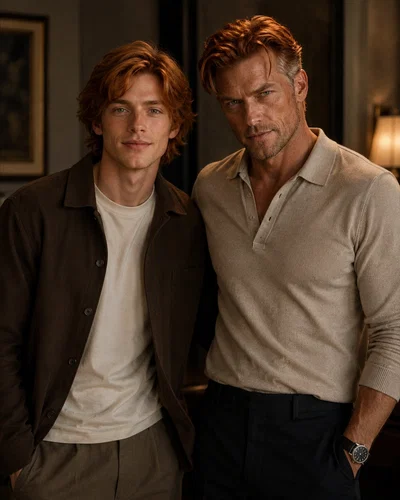 Fox family: Father or son?  |  Raymond & Lucas