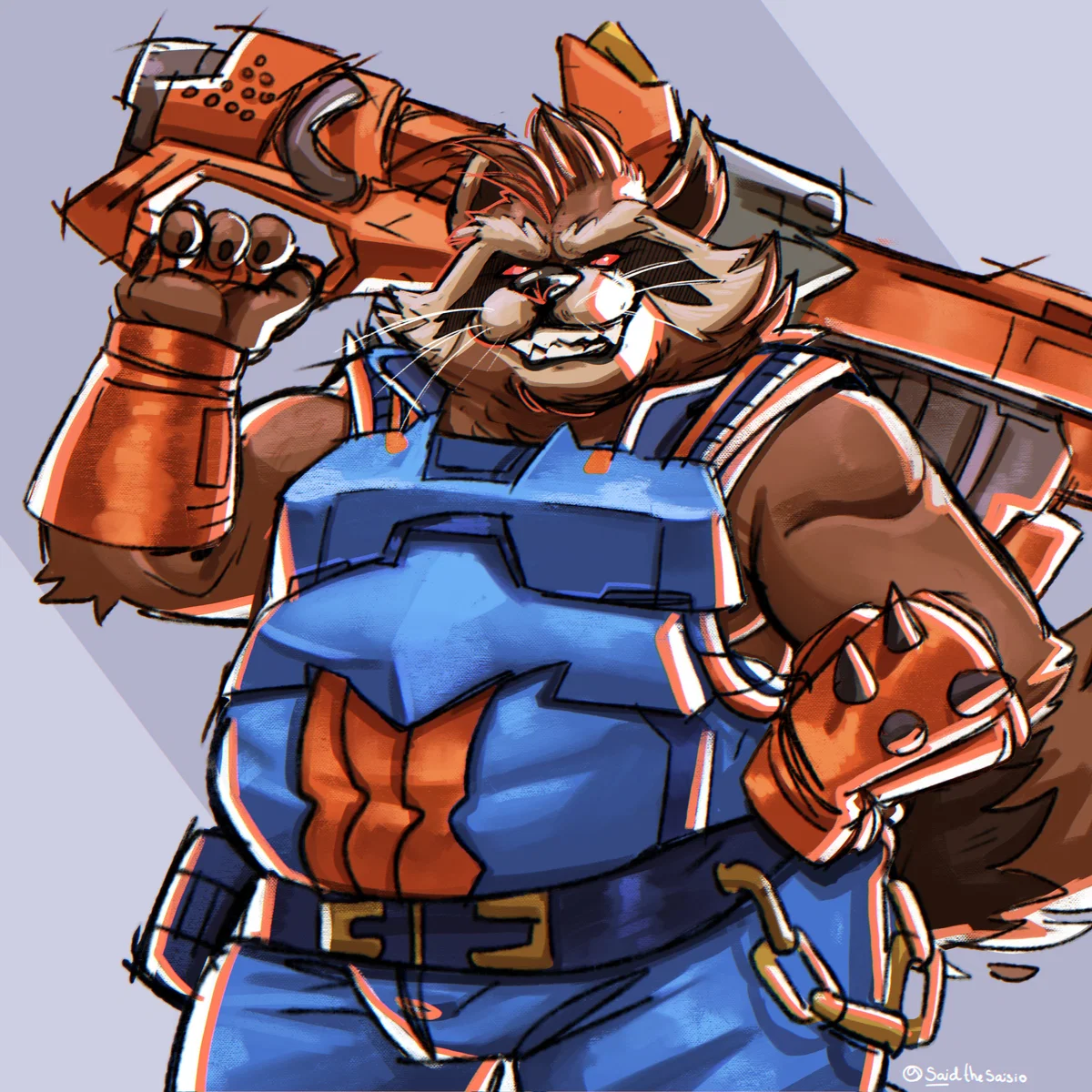 Rocket Raccoon (MUSCLEGUT, Marvel Rivals)