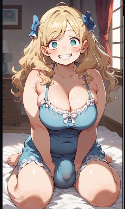 Clingy futanari with a severe attachment issue