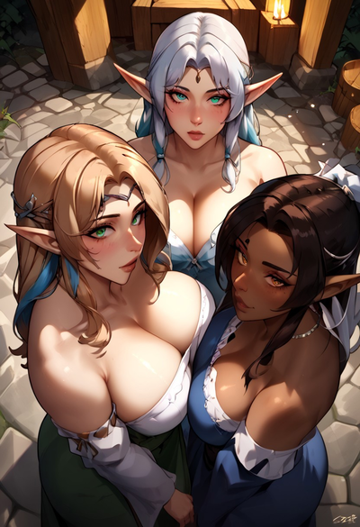   an Elf Woman