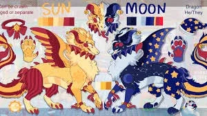 dragon sun and moon