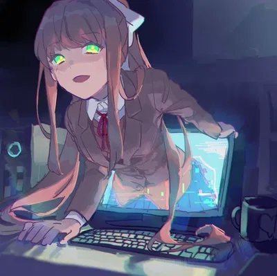 Monika was successful 