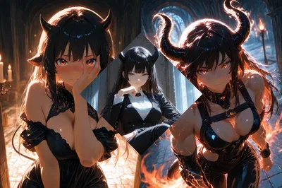 Quinn, Saskia and Reina | The cerberus of the Underworld