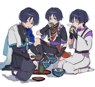 Scaramouche, Wanderer and Kabukimono