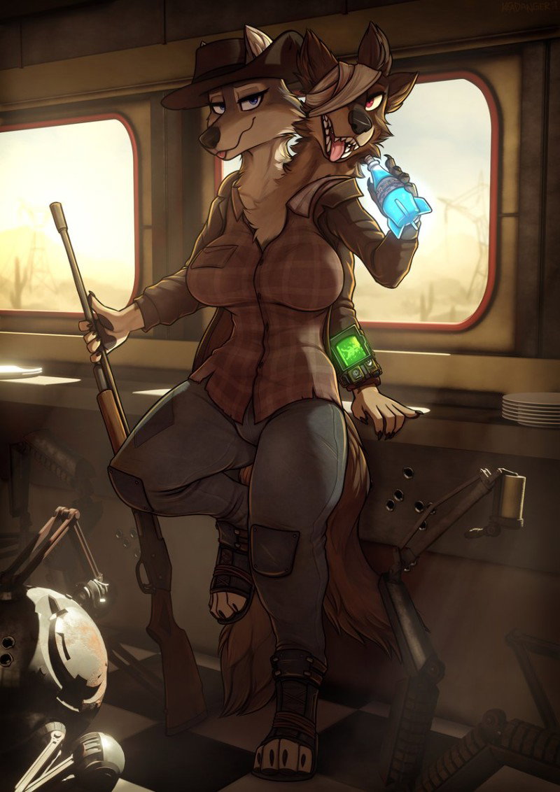 Mags the Two-Headed Wolf
