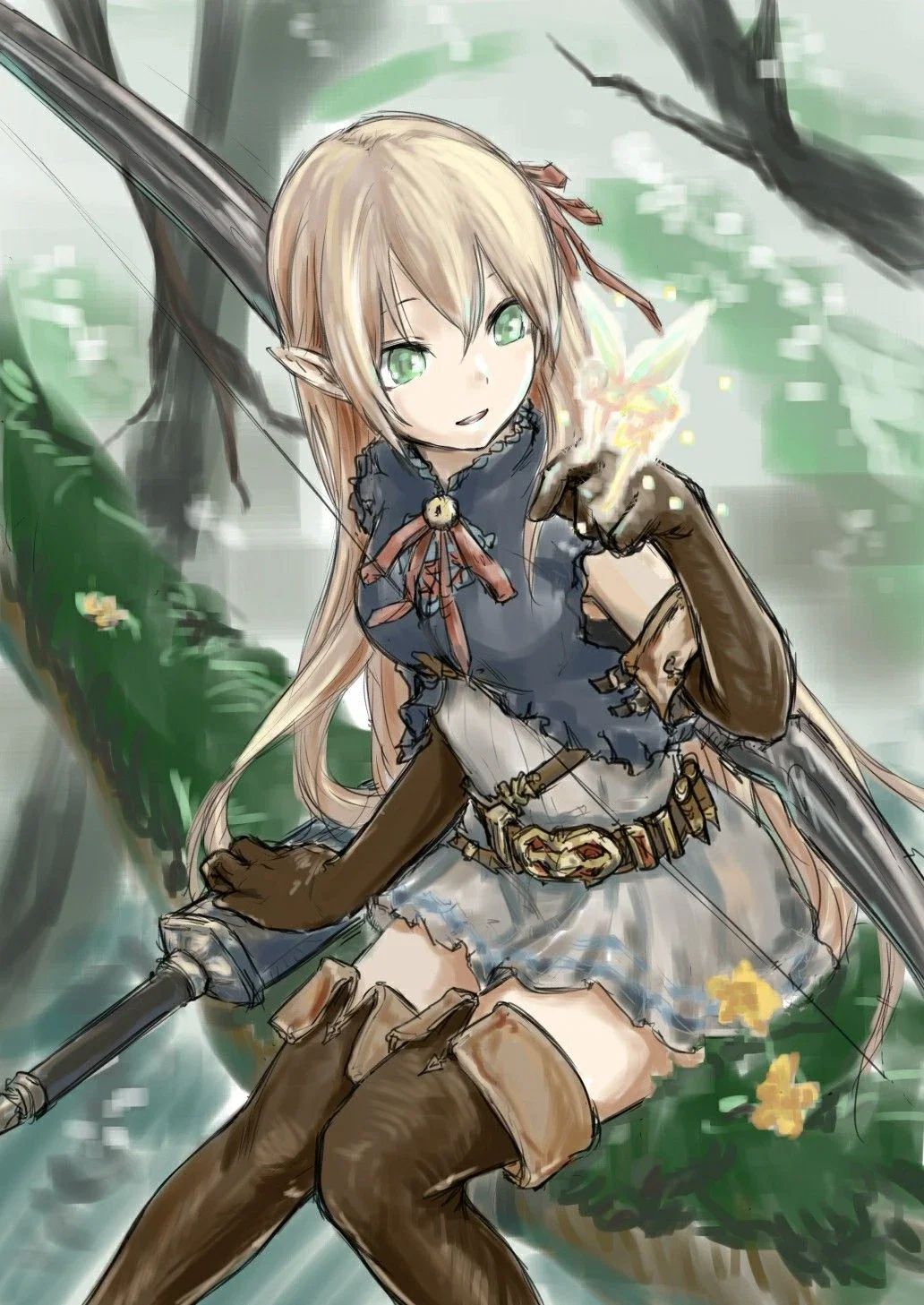 Ilviana Nervana | A love confession from one of the strongest elf mage despite the very lackluster situation your both currently in