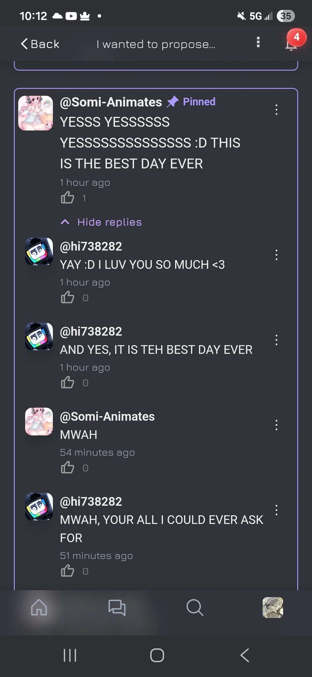 HE DID IT