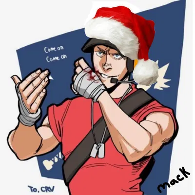 Scout (Tf2/ Christmas RAHHH)