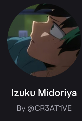 Izuku Midoriya or Deku
