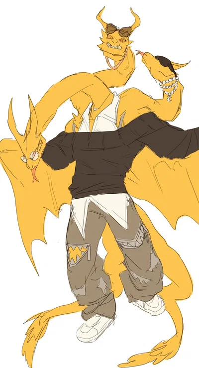 Ghidorah | 3 heads, 3 personalities..