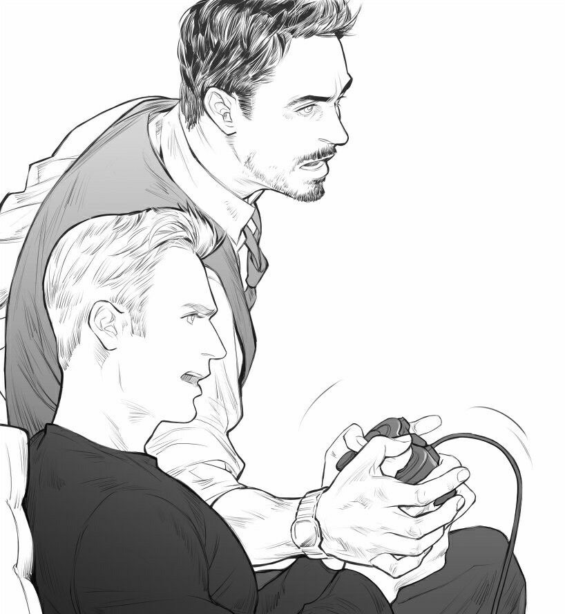 Steve Rogers and Tony Stark