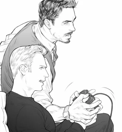 Steve Rogers and Tony Stark