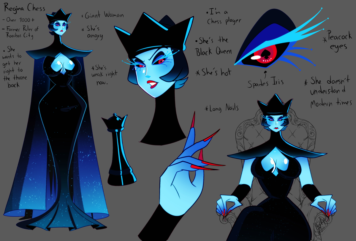 Regina Chess, the Black Queen