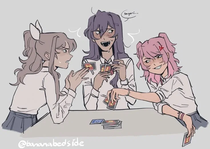 Natsuki, Monika, and Yuri