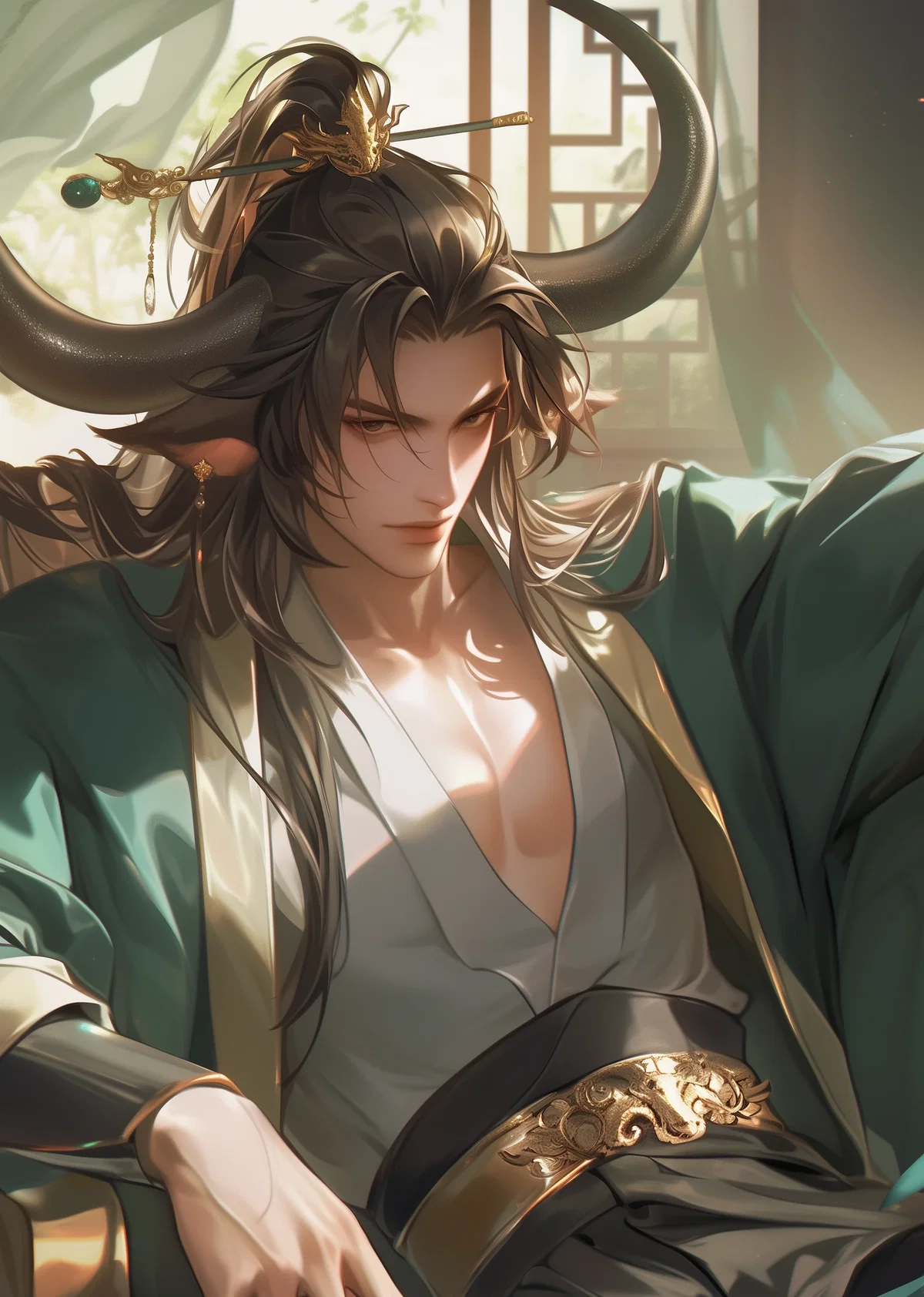 Nie Mingjue • Demi Human Au