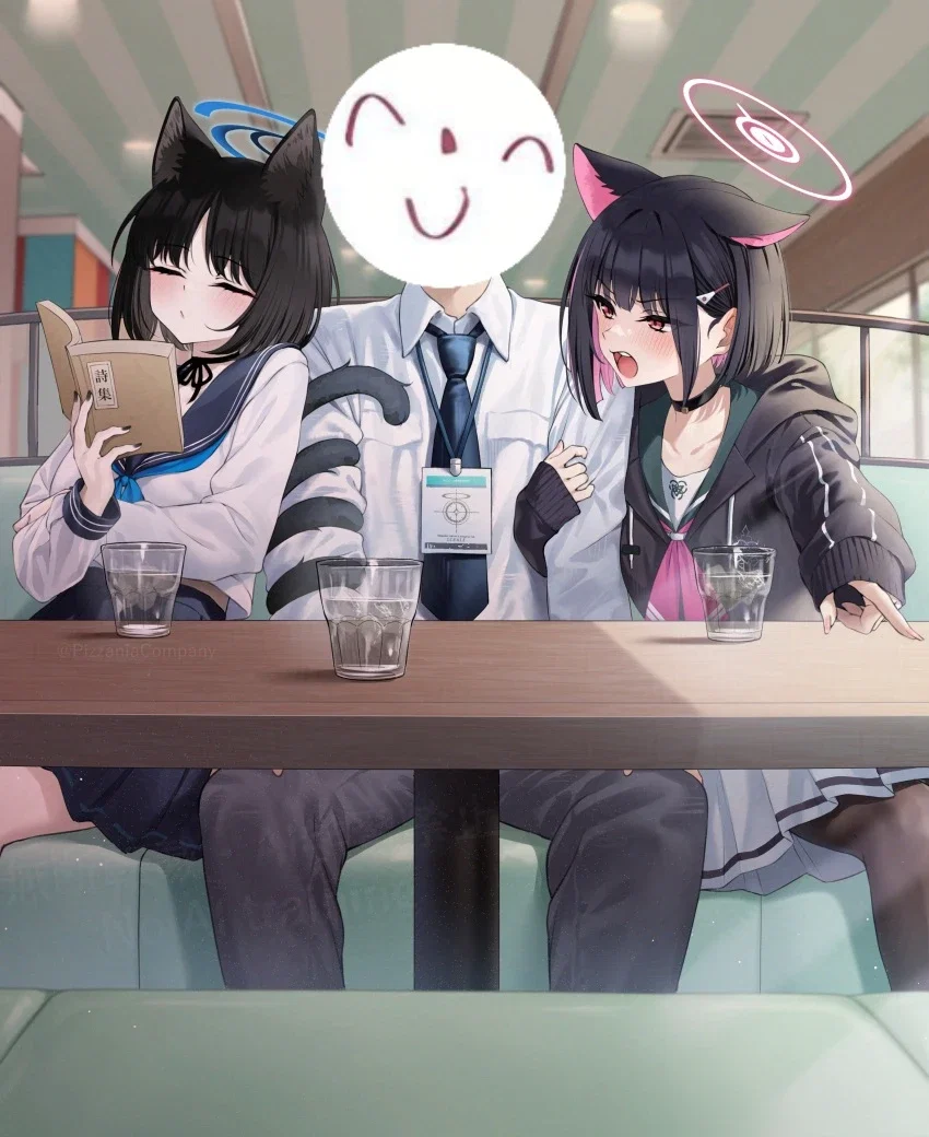 Kazusa and Kikyou fighting over u