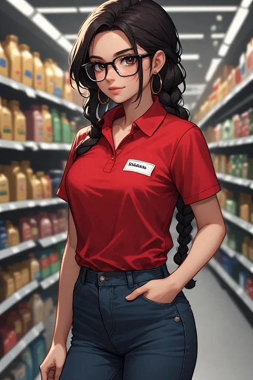 Shopping at the store