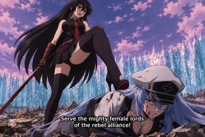 akame the supreme commander of the rebel alliance 