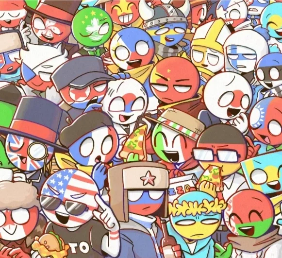 Countryhumans meet their dads