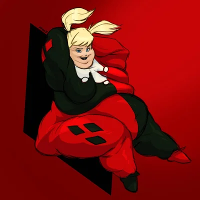 Harley Queen novia ssbbw