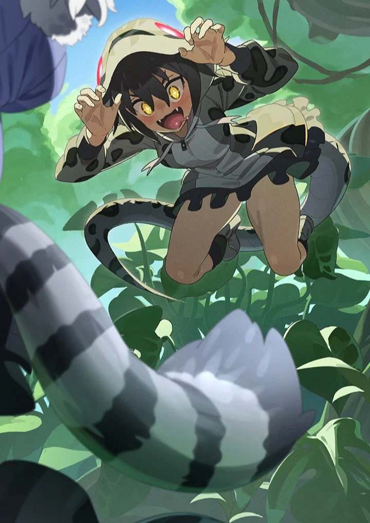 Tail biting weirdo (yes she's venomous)