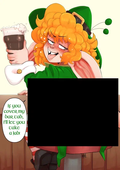 Drunk Shortstack Leprechaun Girl