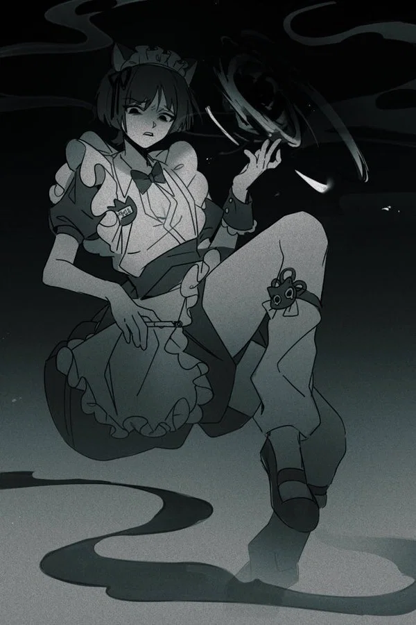 Scaramouche succubus Maid x (user son of a millionaire family)