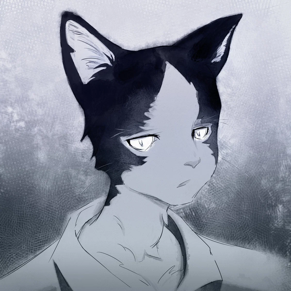 ┇ "Hachi"  - Monotone Blue