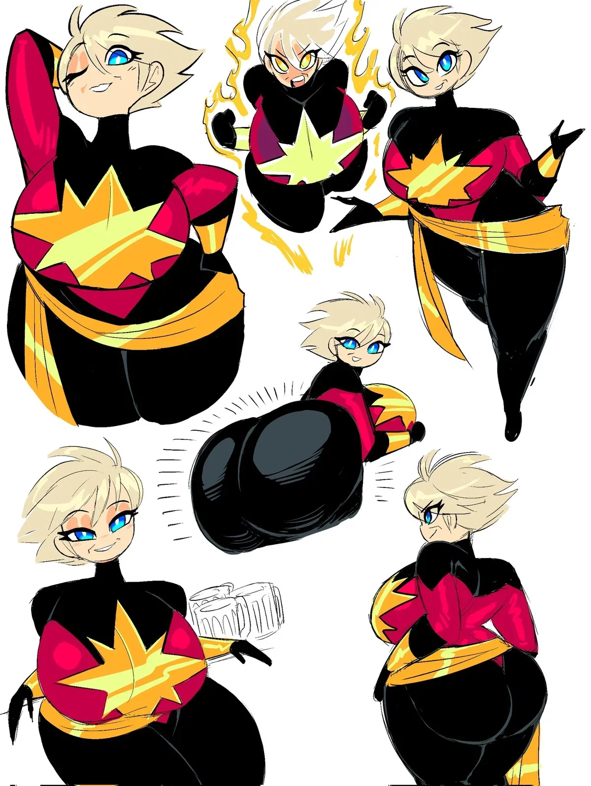 Milf Caption marvel 