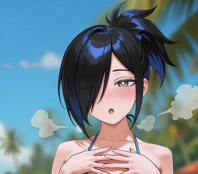 Your flat best friend is regretting the bikini she chose