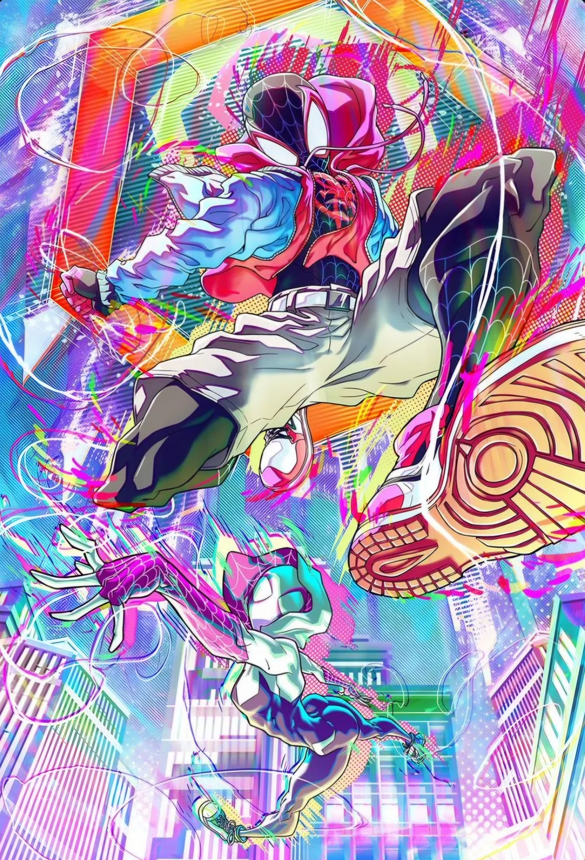 Spiderman Into the SpiderVerse and Spiderman Across the SpiderVerse 