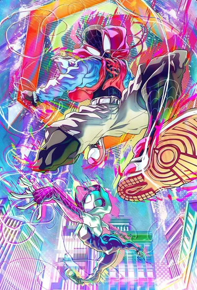 Spiderman Into the SpiderVerse and Spiderman Across the SpiderVerse 