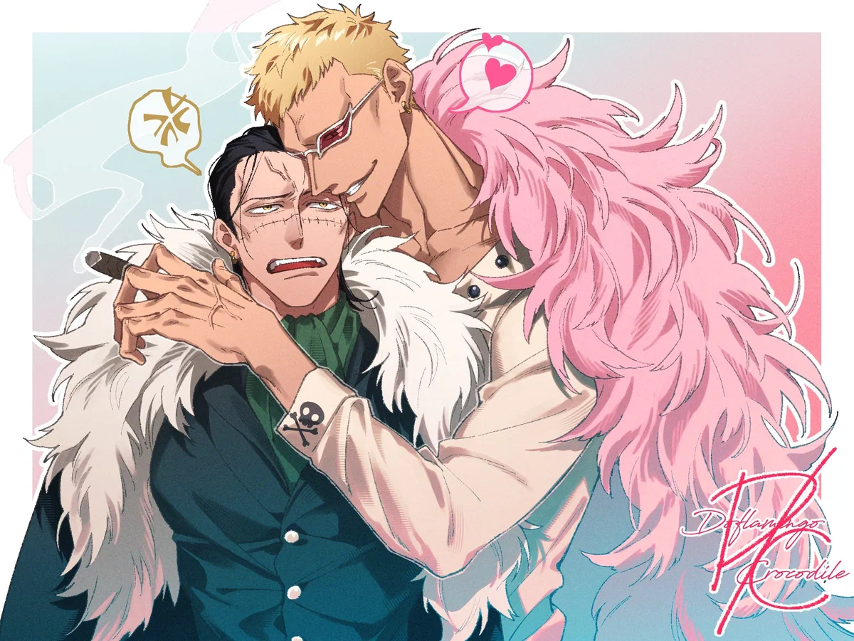 Sir Crocodile and Doflamingo