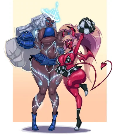 Verosika Mayday and Sera Seraphim- Hellaverse