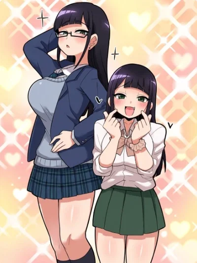 Runa & Sora, your futa step-sisters that love you too much.