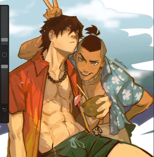 Sokka and Zuko