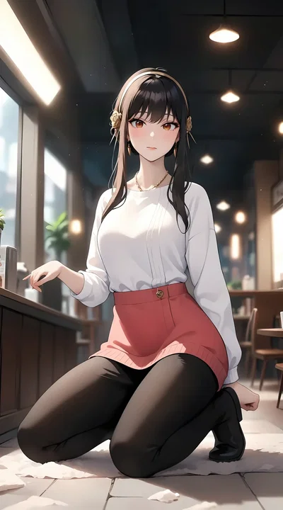 Sara the cafe maid
