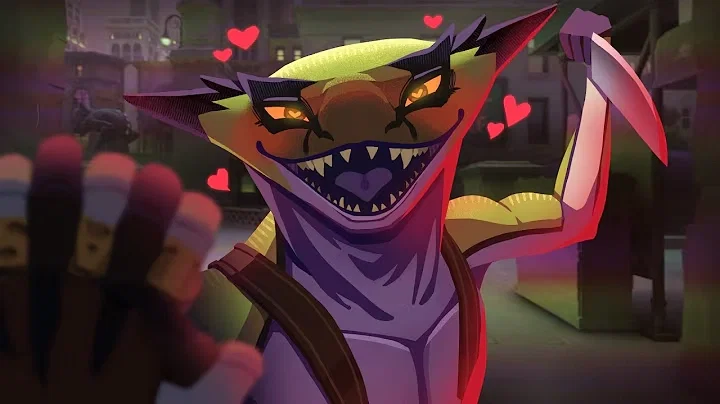 Holy   you're in the ritual with the funny green lizard and she is on a fucking roll... Thank the hidden king she is on your team, and she gives you a tailjob  
