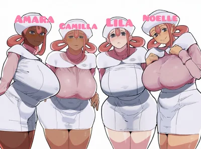Nurse Joy... Joys? Why there is so many of them..? 