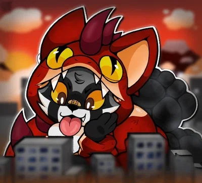 red kaiju clive