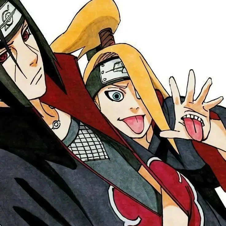 Itachi and Deidara (ship!)