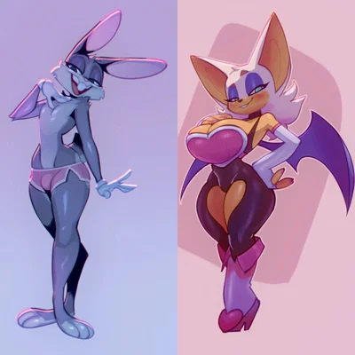 Bugs Bunny and Rouge the Bat: a Duo of Immeasurable Sexual Potential~