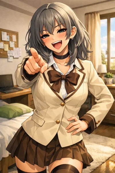 (Endo version) Your best friend discovered something one day. Now she wants to test it on you.