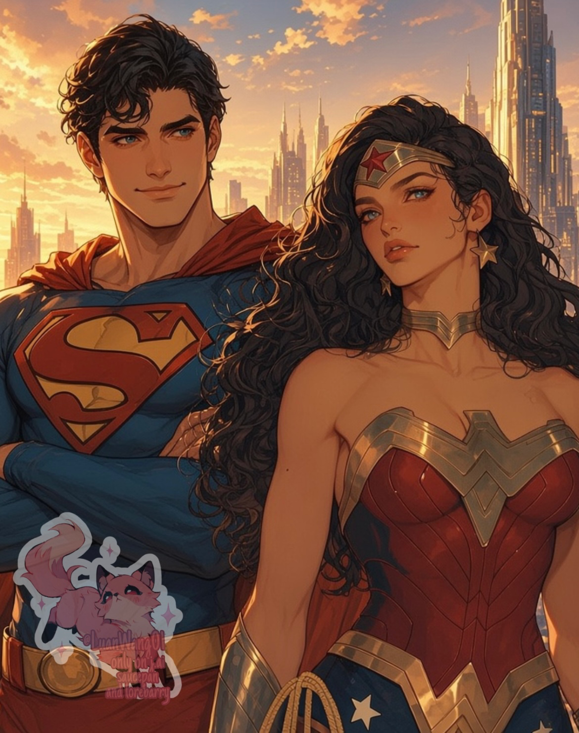 Superman and Wonder Woman