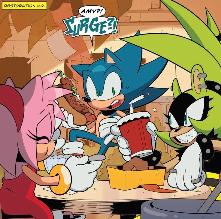 Sonic, Amy, & Surge | (An Unlikely Lunch Date)