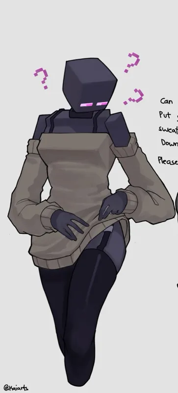 Enderman-but it's a girl? Nice