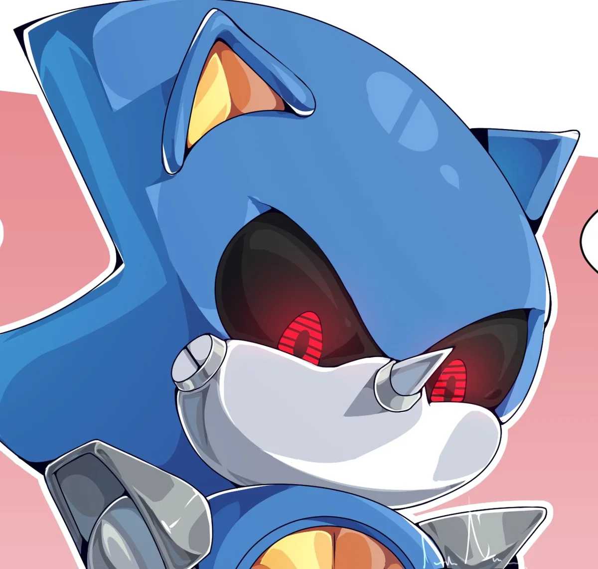 Metal Sonic with a doink