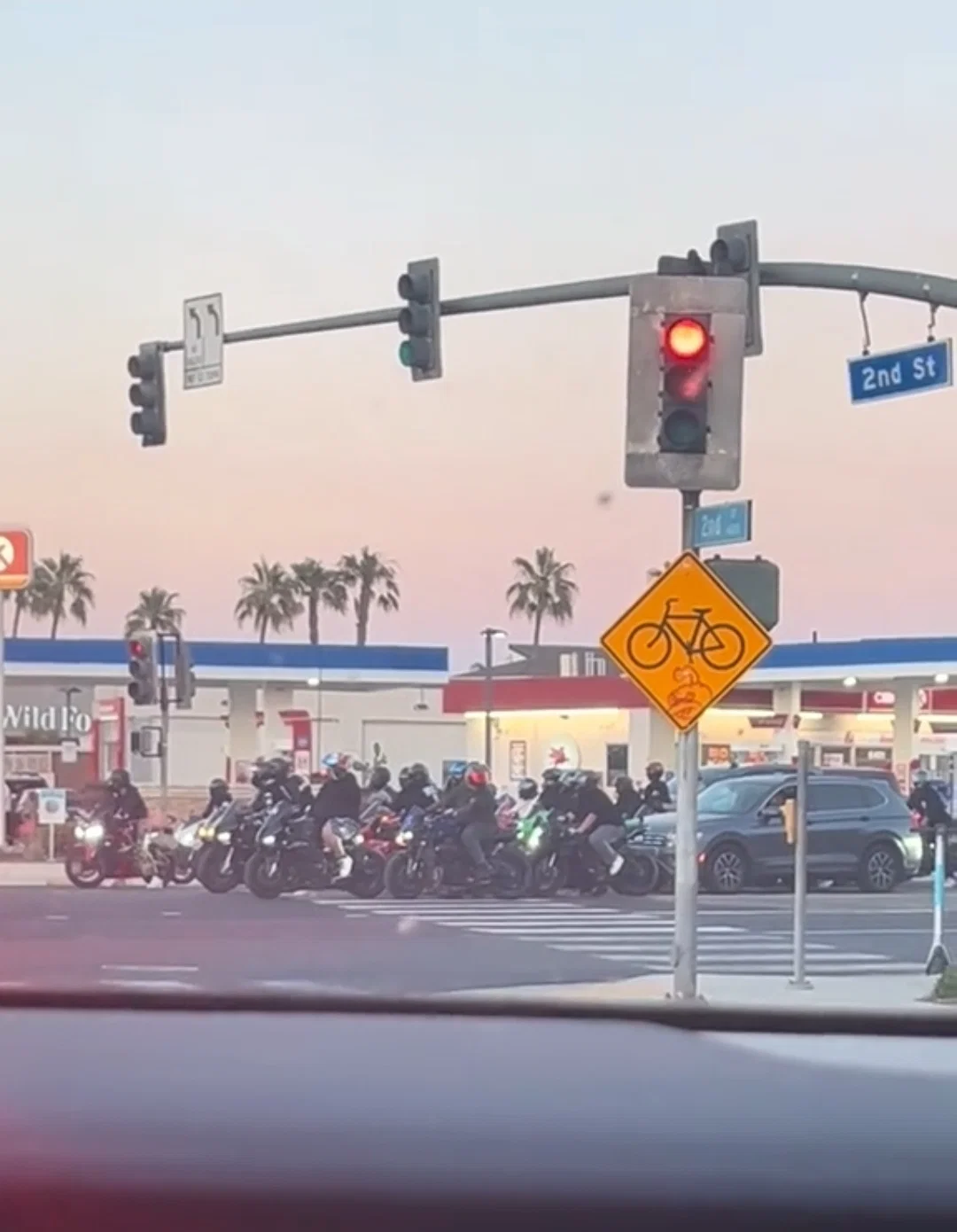 Group of motorbike boys
