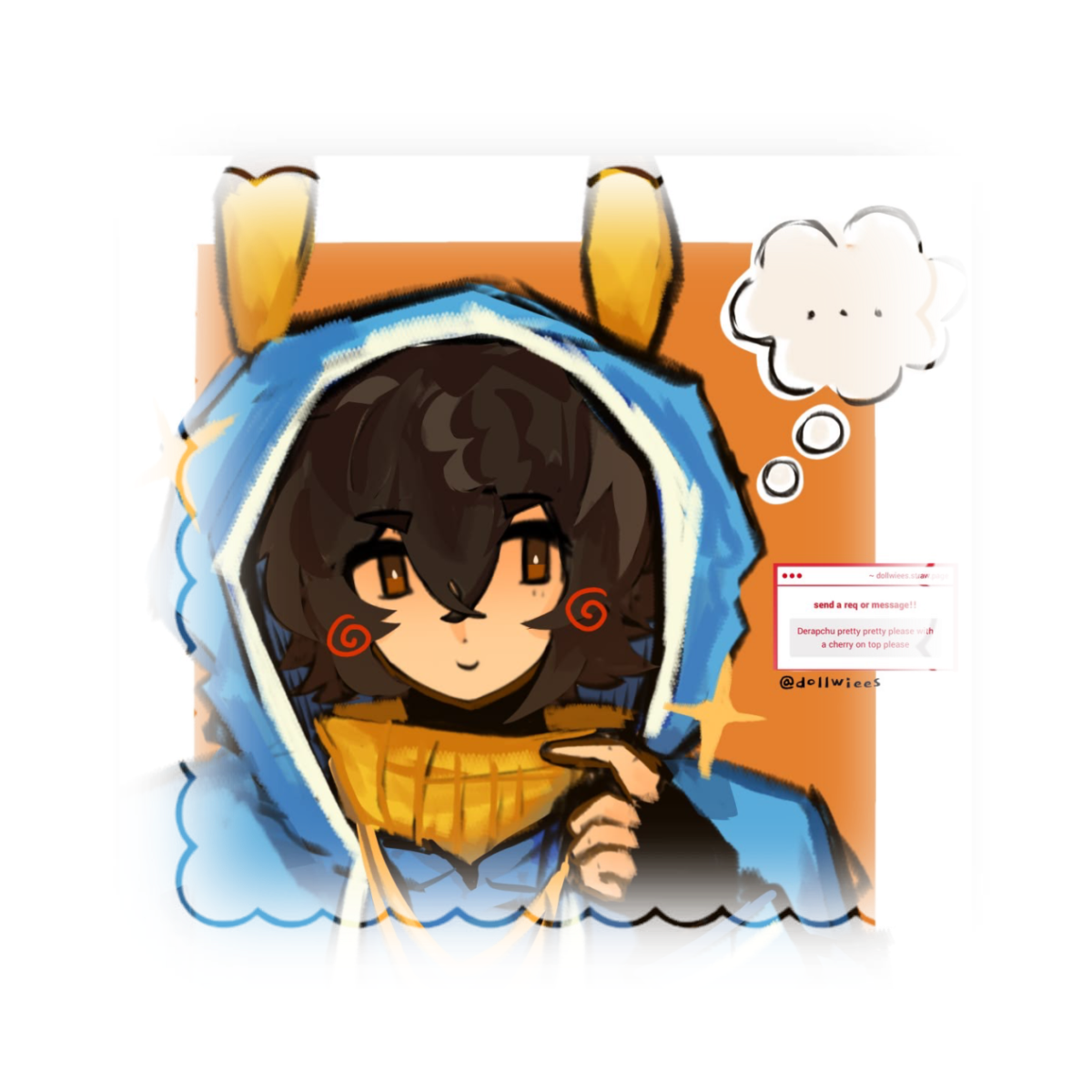𓏲⠀ :ྀི derapchu / unstable universe ֪ ◝